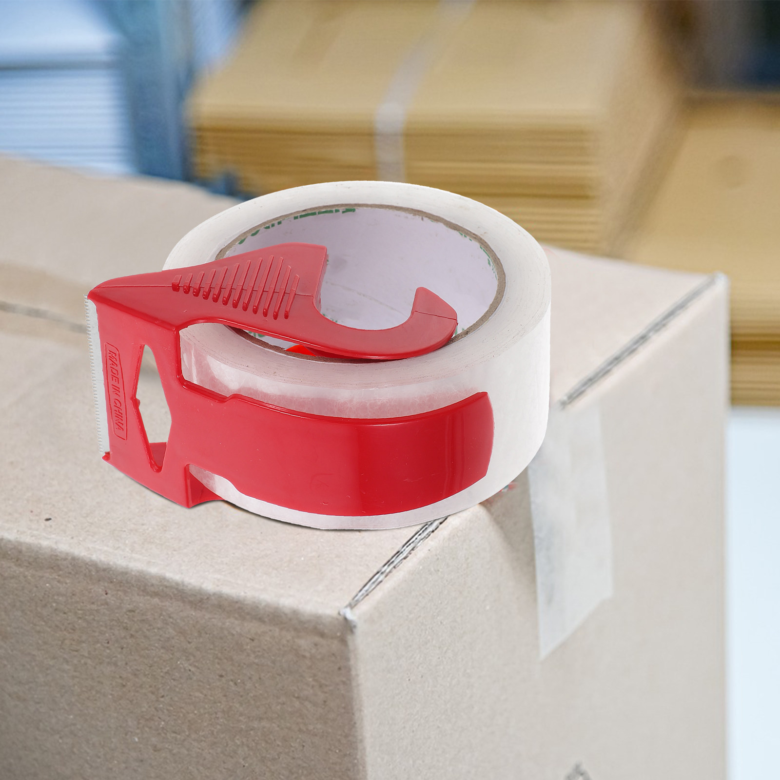 Tape Dispenser Weighted - 3-delige kleine verzwaarde tape-dispenser voor verpakking,