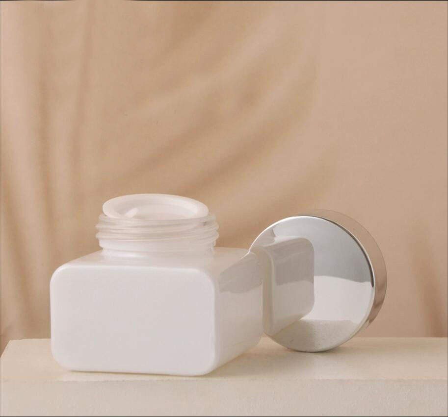 30G witte glazen pot zilveren  - Gel Refill Pack recensie en prijs