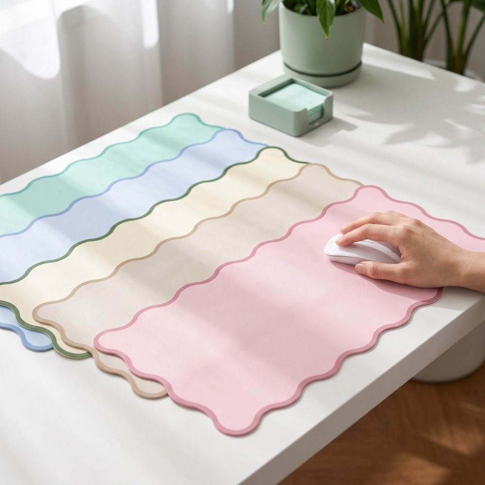 Zoete PU-lederen bureau-onderl - Leather Desk Pad recensie en prijs
